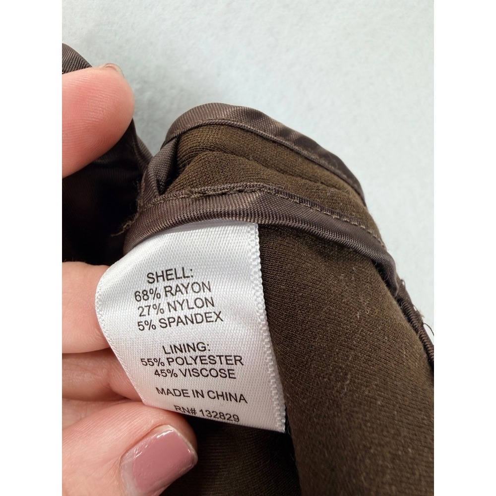 L'Academie Brown Strappy Button-Front Bustier Top - Picture 10 of 13